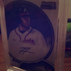 Baseball card autograph